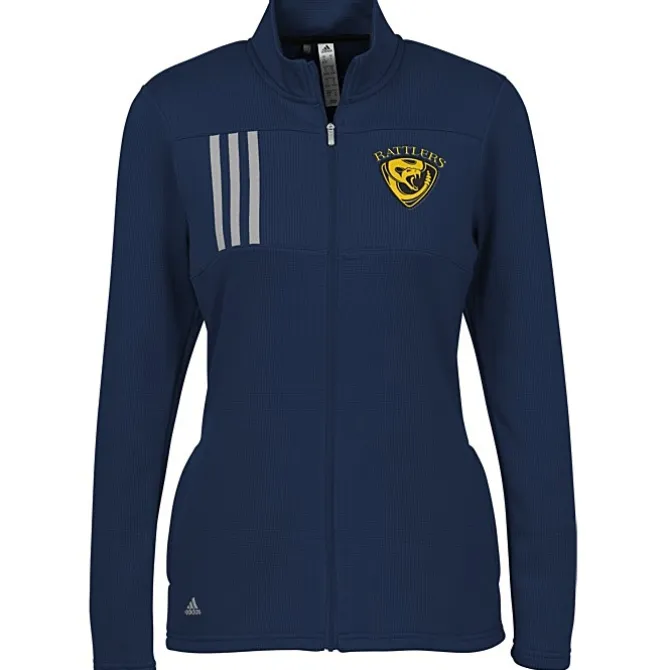 adidas 3-Stripes Double Knit Full-Zip Jacket - Ladies'