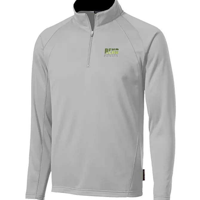 Athletic 1/4-Zip Fleece Pullover - Embroidered