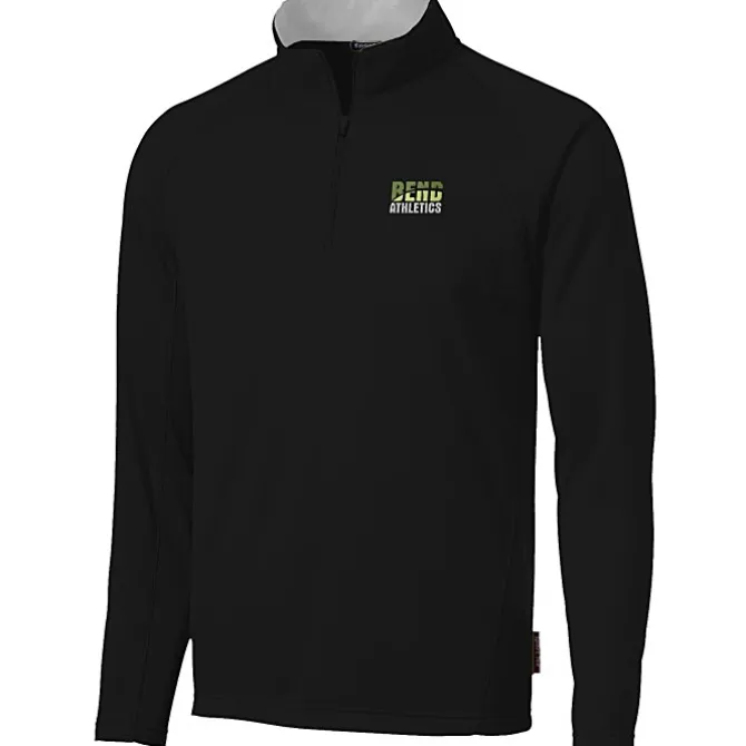 Athletic 1/4-Zip Fleece Pullover - Embroidered