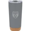 Austin Vacuum Tumbler with Cork Bottom - 20 oz. - Laser Engraved