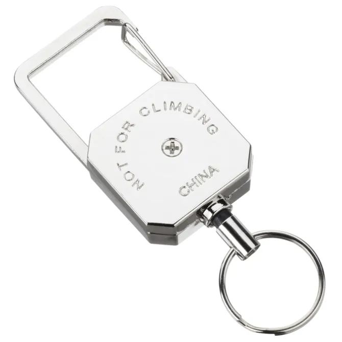 Badge Reel Keychain with Carabiner