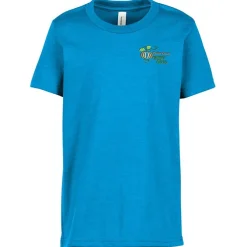 Bella+Canvas Crewneck T-Shirt - Youth - Heathers - Embroidered