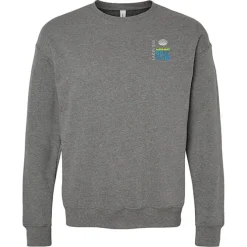 Bella+Canvas Drop Shoulder Crewneck Sweatshirt - Embroidered