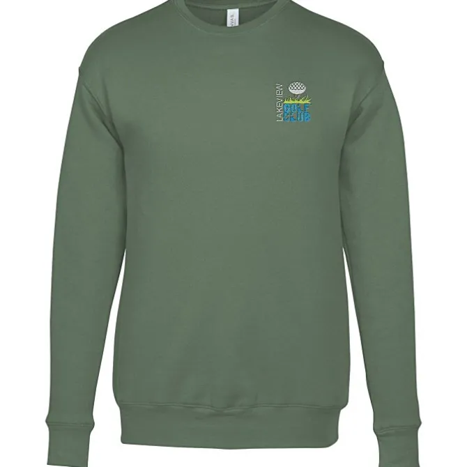 Bella+Canvas Drop Shoulder Crewneck Sweatshirt - Embroidered
