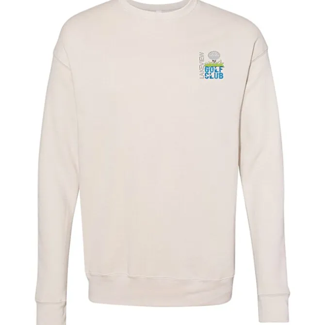 Bella+Canvas Drop Shoulder Crewneck Sweatshirt - Embroidered