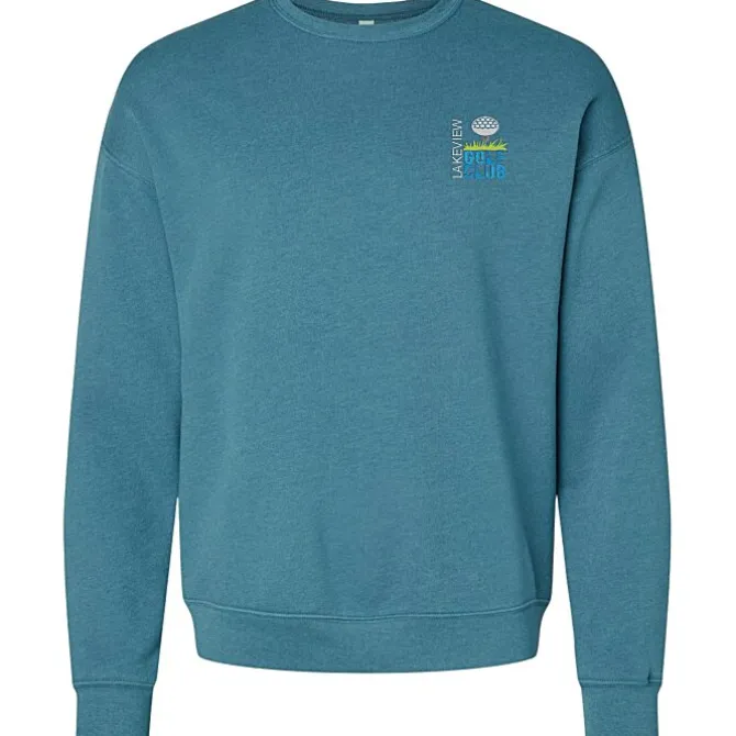 Bella+Canvas Drop Shoulder Crewneck Sweatshirt - Embroidered
