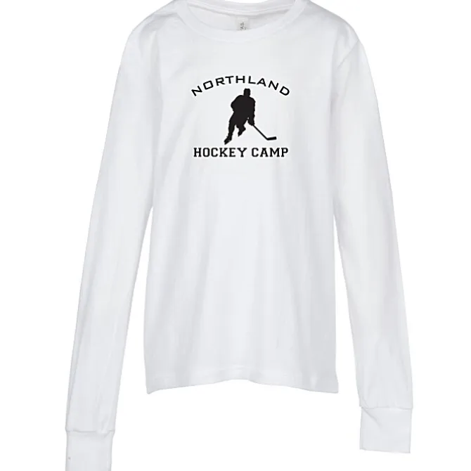 Bella+Canvas Long Sleeve Crewneck T-Shirt - Youth - Screen