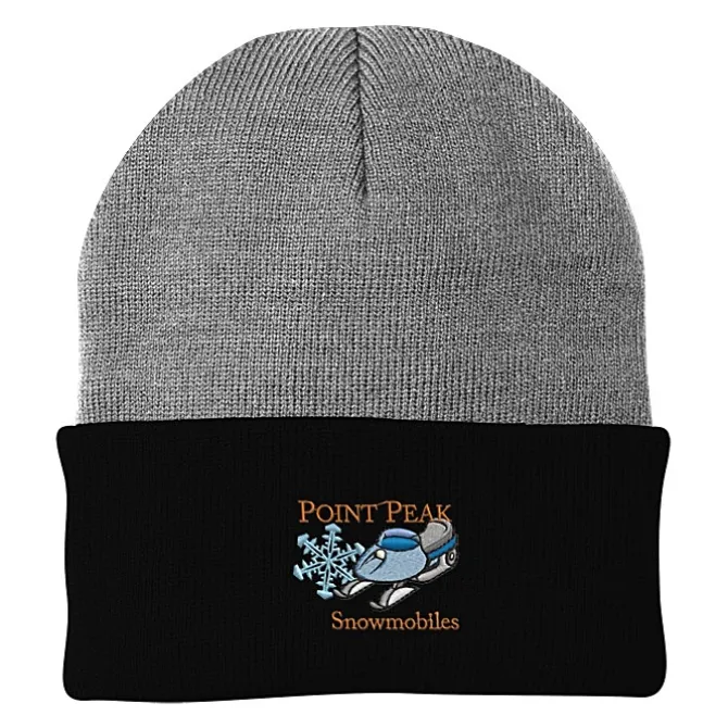 Big Cuff Knit Cap - Two Tone - 24 hr
