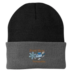 Big Cuff Knit Cap - Two Tone - 24 hr