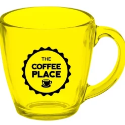 Bistro Glass Mug - 16 oz - Colors