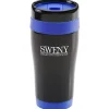 Black Stainless Steel Tumbler - 16 oz - 24 hr