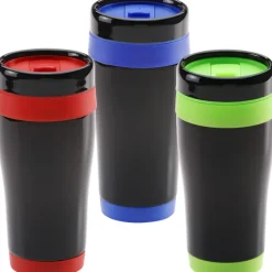 Black Stainless Steel Tumbler - 16 oz - 24 hr
