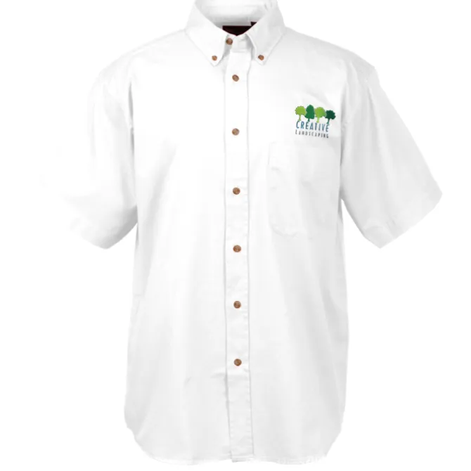 Blue Generation Fine SS Twill Shirt - Men's