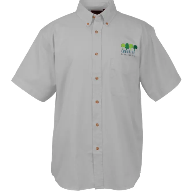 Blue Generation Fine SS Twill Shirt - Men's