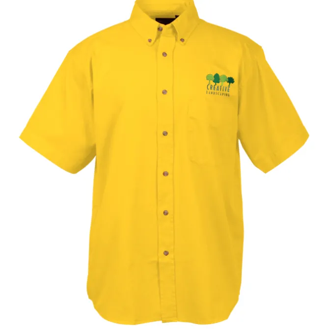 Blue Generation Fine SS Twill Shirt - Men's