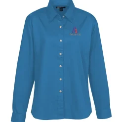 Blue Generation LS Stain-Resistant Twill Shirt - Ladies'