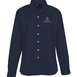 Blue Generation LS Stain-Resistant Twill Shirt - Ladies'