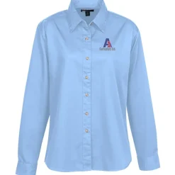 Blue Generation LS Stain-Resistant Twill Shirt - Ladies'