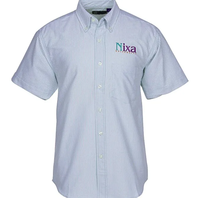 Blue Generation Short Sleeve Oxford - Men's - Stripes