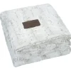Bordeaux Faux Fur Throw Blanket