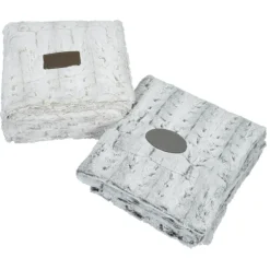 Bordeaux Faux Fur Throw Blanket