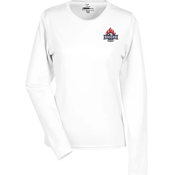 Boston Long Sleeve Training Tech Tee - Ladies' - Embroidered
