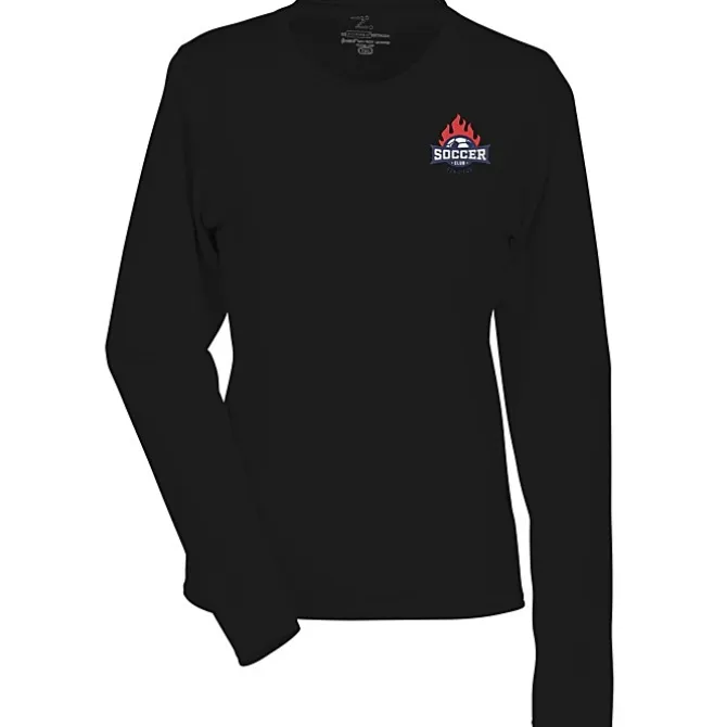 Boston Long Sleeve Training Tech Tee - Ladies' - Embroidered