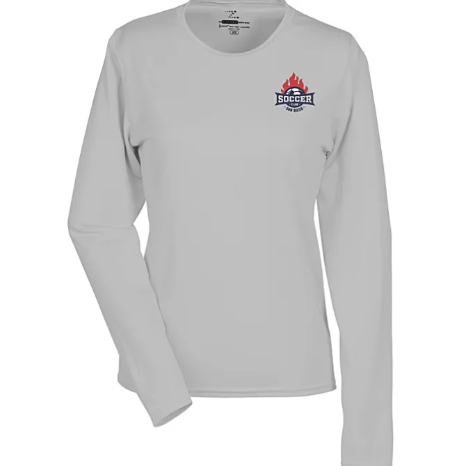 Boston Long Sleeve Training Tech Tee - Ladies' - Embroidered