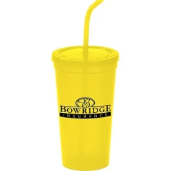 Brilliantly Bent Straw Tumbler - 22 oz. - 24 hr