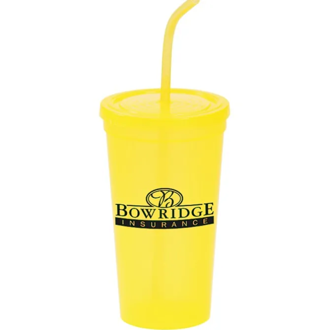 Brilliantly Bent Straw Tumbler - 22 oz.
