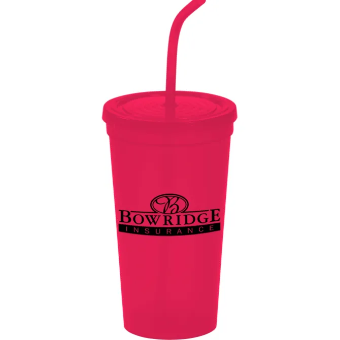 Brilliantly Bent Straw Tumbler - 22 oz.