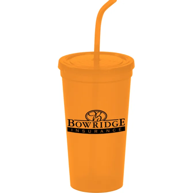 Brilliantly Bent Straw Tumbler - 22 oz.