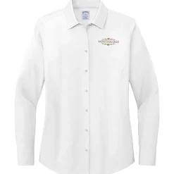 Brooks Brothers Wrinkle Free Stretch Pinpoint Shirt - Ladies'