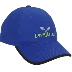 Brushed Cotton Twill Cap with Peak Trim