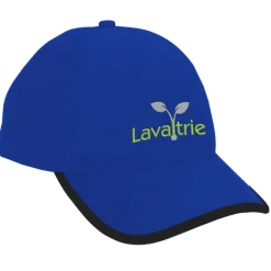 Brushed Cotton Twill Cap with Peak Trim