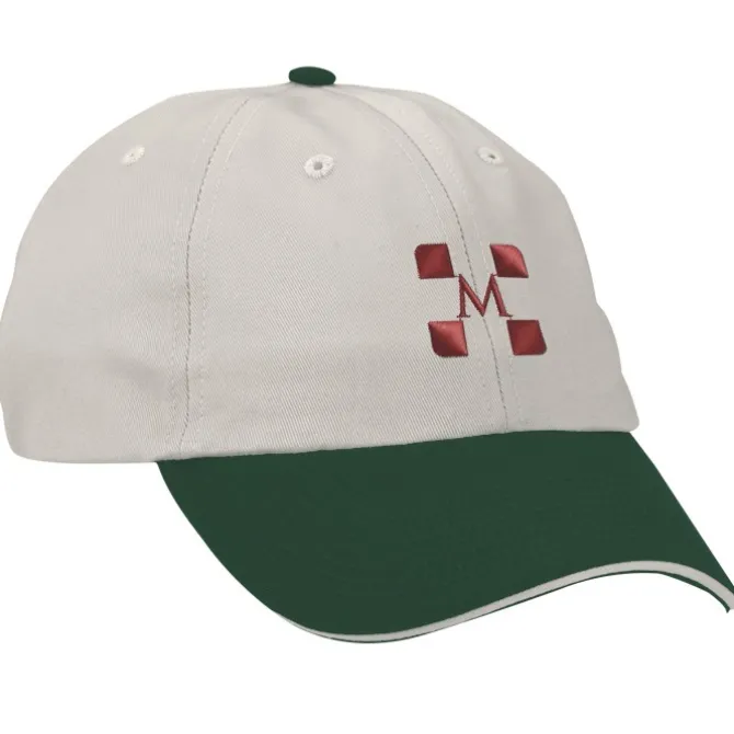 Brushed Cotton Twill Sandwich Cap - Two Tone - 24 hr