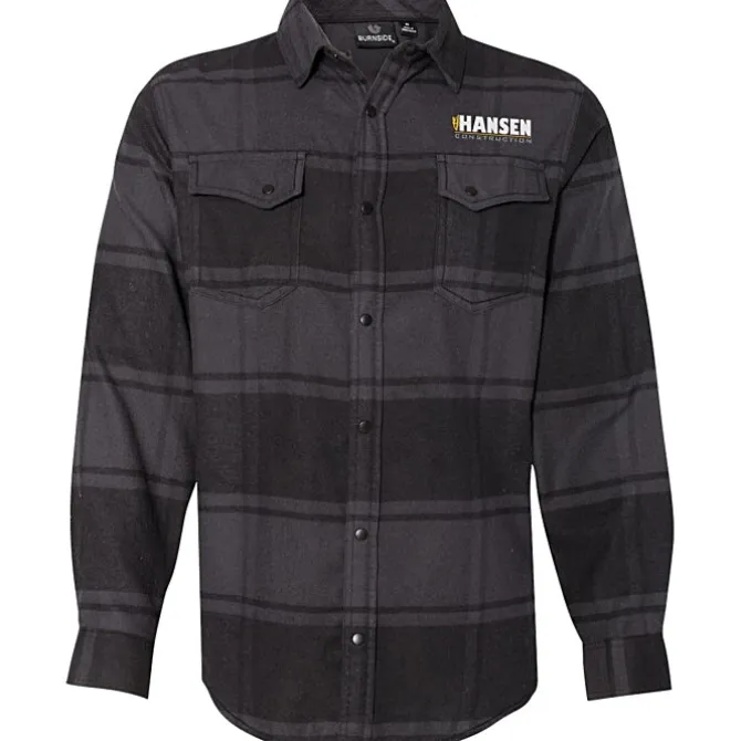 Burnside Snap-Front Flannel Shirt