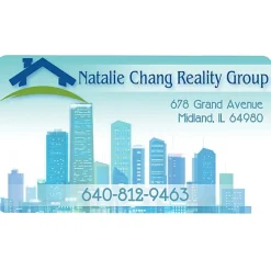 Business Card Magnet - 20 mil - Round Corners - 24 hr