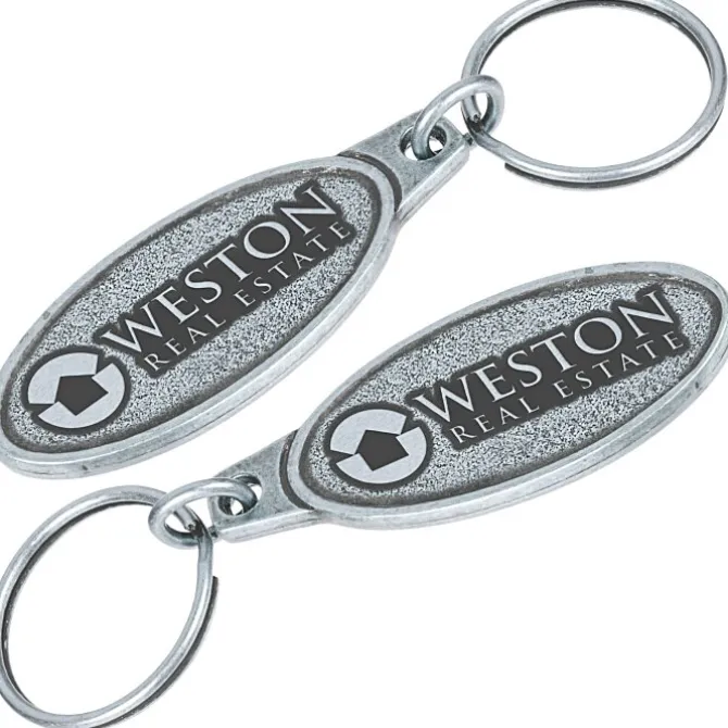 Camden Metal Keychain - Oval