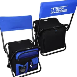 24-Can Cooler Chair with Back Rest