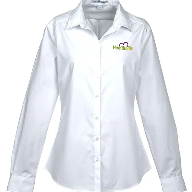 Carefree Poplin Shirt - Ladies' - 24 hr