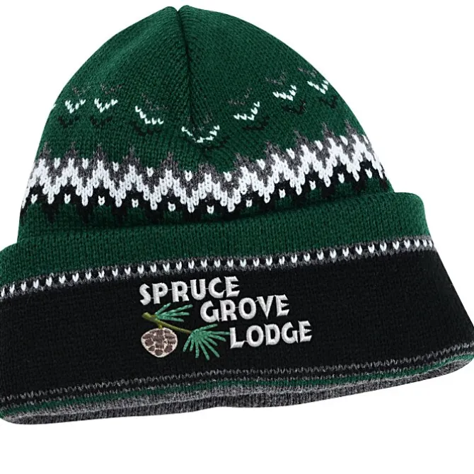 Chevron Heavyweight Beanie with Cuff