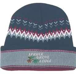 Chevron Heavyweight Beanie with Cuff