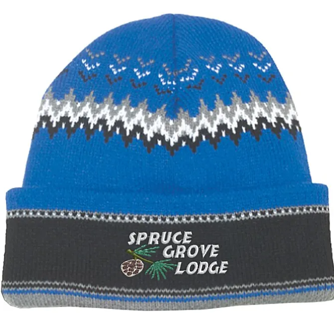 Chevron Heavyweight Beanie with Cuff