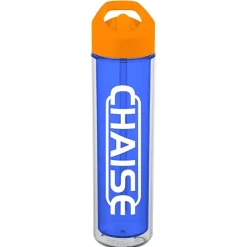 Chiller Insulated Bottle with Flip Straw Lid - 16 oz