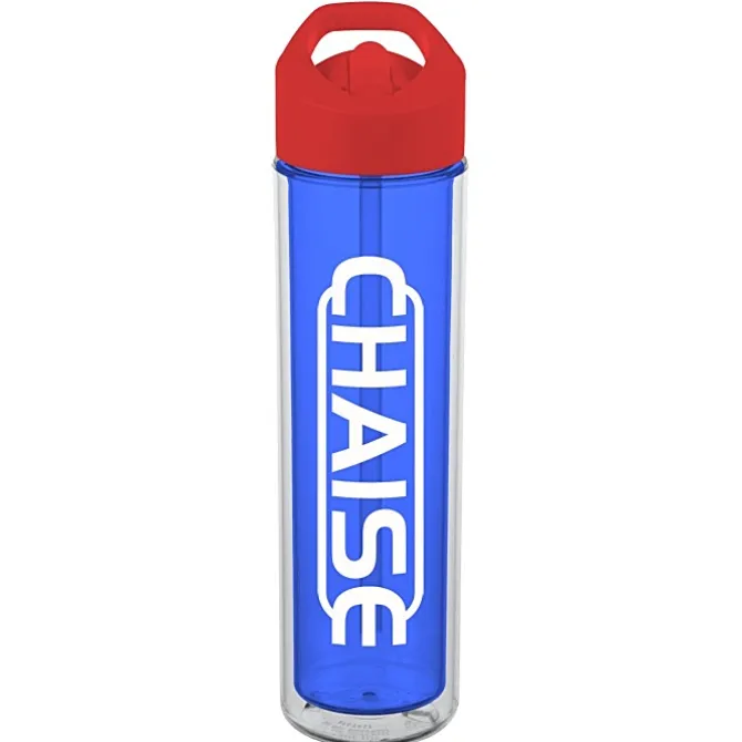 Chiller Insulated Bottle with Flip Straw Lid - 16 oz