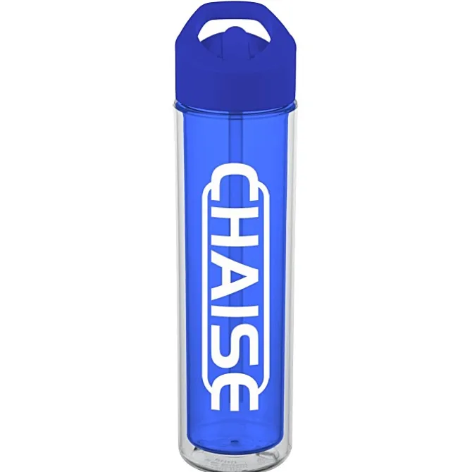 Chiller Insulated Bottle with Flip Straw Lid - 16 oz