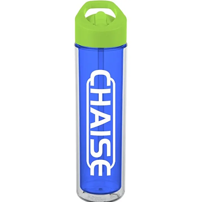 Chiller Insulated Bottle with Flip Straw Lid - 16 oz