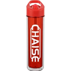 Chiller Insulated Bottle with Flip Straw Lid - 16 oz