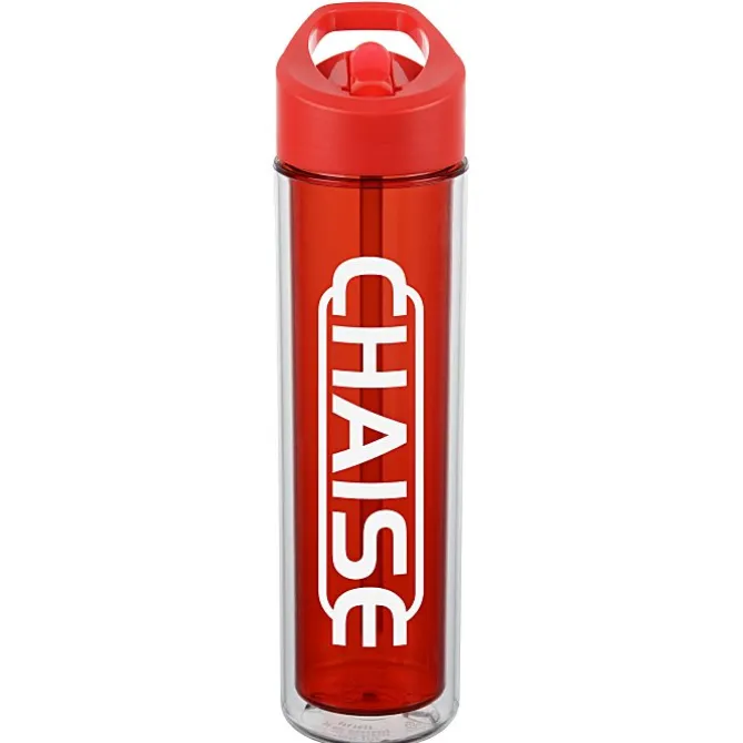 Chiller Insulated Bottle with Flip Straw Lid - 16 oz